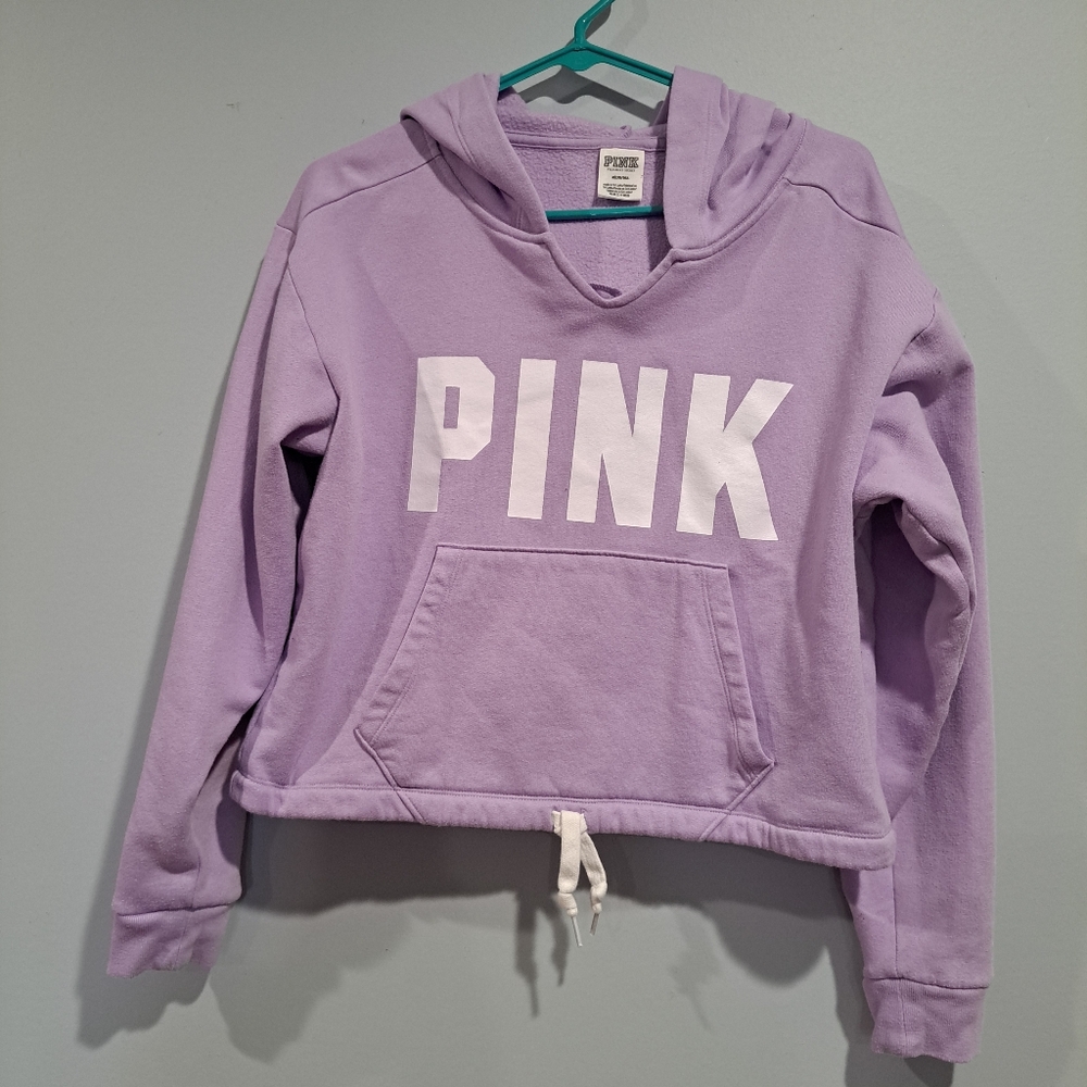 PINK brand purple hoodie medium